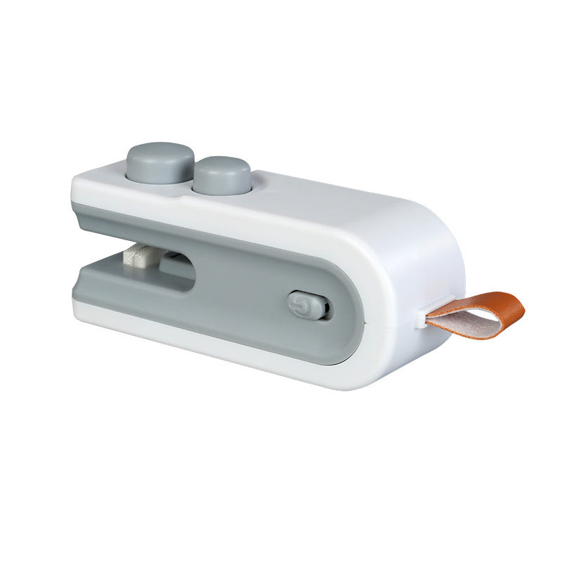 Snack Sealing Machine, Small Household Plastic Bag Sealer, Portable Hand Pressure Charging, Mini Electric Heating Sealing Artifact
