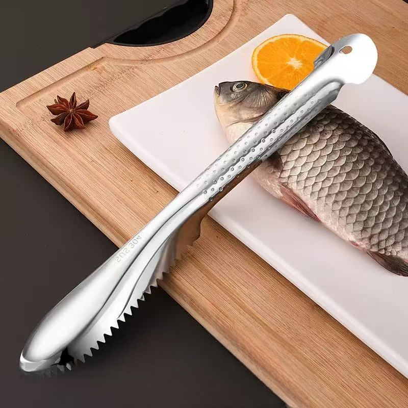 Stainless Steel Fish Scale Scraper, Fish Scale Scraper, Household Kitchen Gadgets, Manual Fish Killing Tool