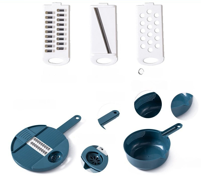 Kitchen Vegetable Cutter, Multifunctional Potato Peeler, Shredder, Home Radish Grater, Slicer, Grate Artifact