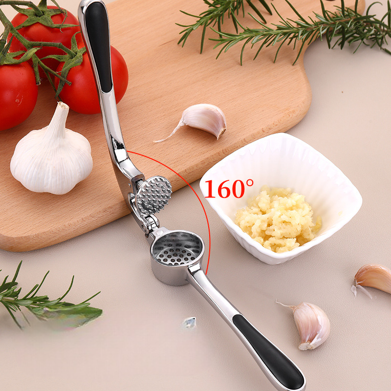 Garlic Press, Garlic Pounder, Garlic Mincer, Manual Ginger Garlic, Nutcracker, Household Alloy Kitchen Mini Gadgets