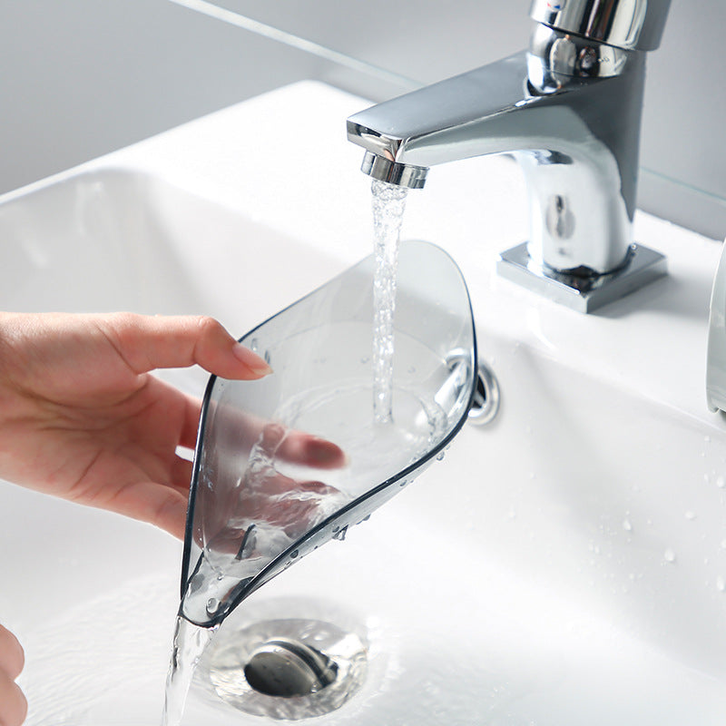 Leaf Soap Holder With Suction Cup, Punch-Free Design, No Water Accumulation, Bathroom And Laundry Storage Rack