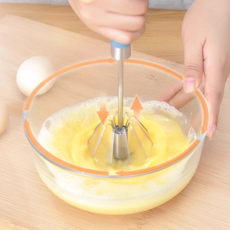 Semi-Automatic Egg Beater, Stainless Steel Rotary Cream, Manual Egg Beater, Baking Tools