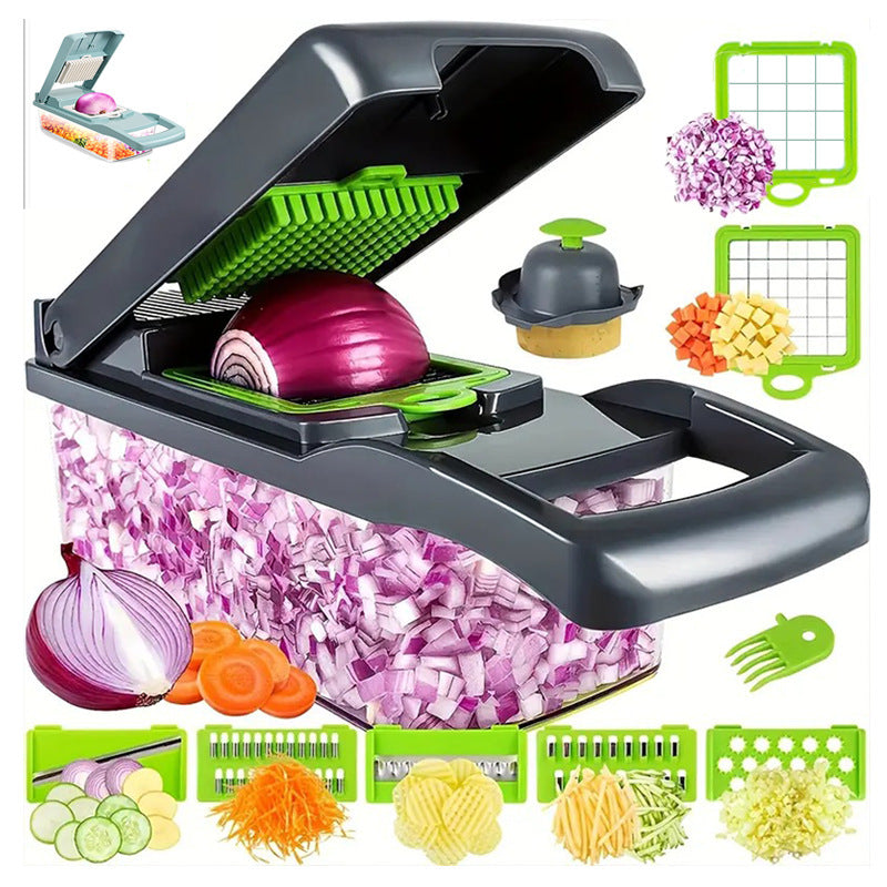 Popular Multi-Functional Kitchen Vegetable Cutting Tool, for Cutting Potatoes and Cucumbers into Strips and Shreds, for Household Multi-Purpose Slicing and Dicing