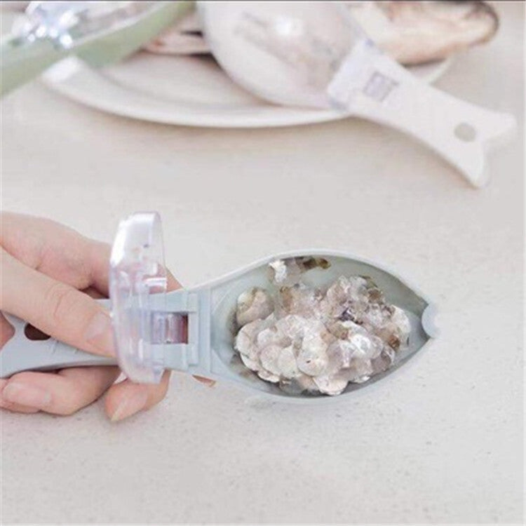 Fish Scale Scraper with Cover – Manual Fish Scaler Tool for Easy Scale Removal, Home Kitchen Cleaning Gadget, Safe & Efficient Design