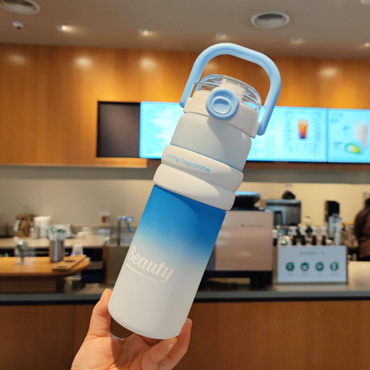 Sports Water Cup, School Straw Plastic Cup, Portable Cup