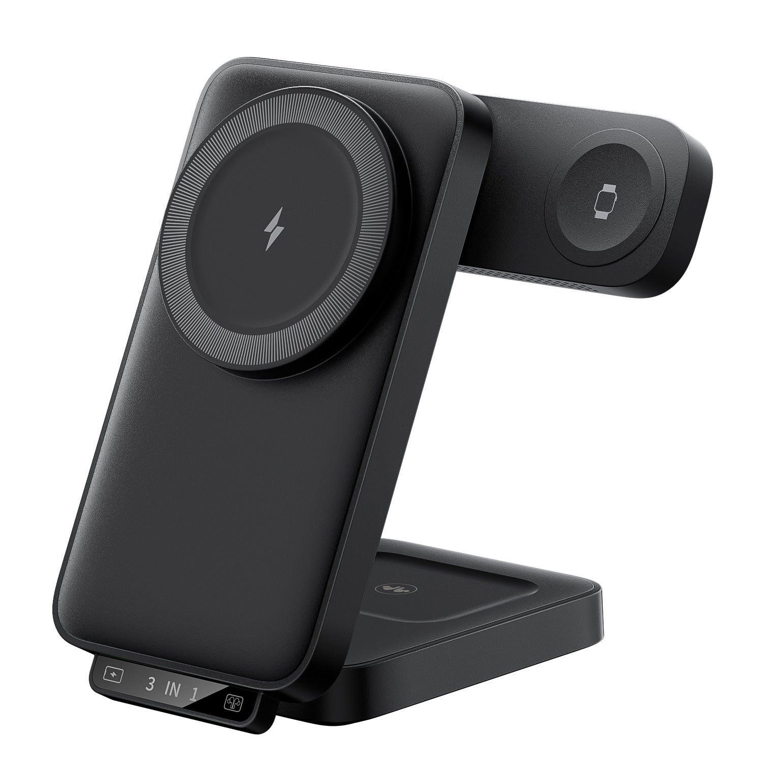 Folding Magnetic Wireless Charger, Night Light Wireless Charger, Suitable for Apple Earphones, Watches, and Mobile Phones, Fast Charging