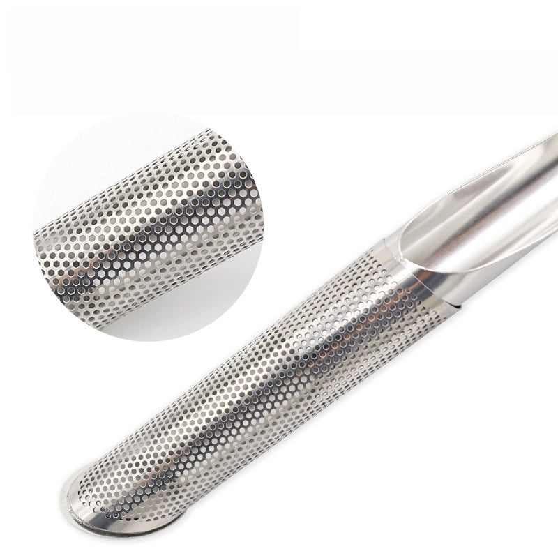 Stainless Steel Pipe Hanging Tea Infuser, Tea Funnel, Handle Tea Strainer, Tea Spoon With Tea Handle, Tea Set