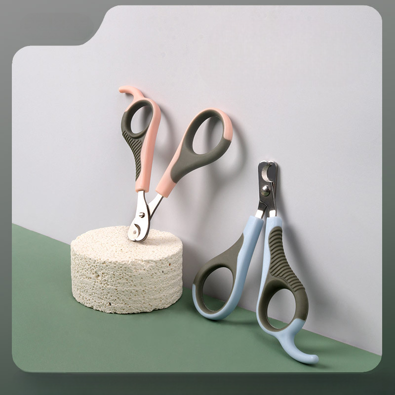 Pet Nail Scissors, Cat Round Hole Small Blind Nail Scissors, Dog Nail Clippers, Grooming Scissors
