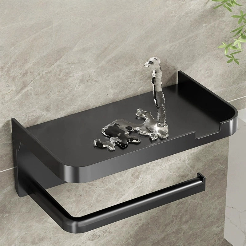 Toilet Tissue Box, Paper Box, Wall-Mounted, Toilet, Bathroom, Toilet Punched Face Wash Rack, Roll Paper Box