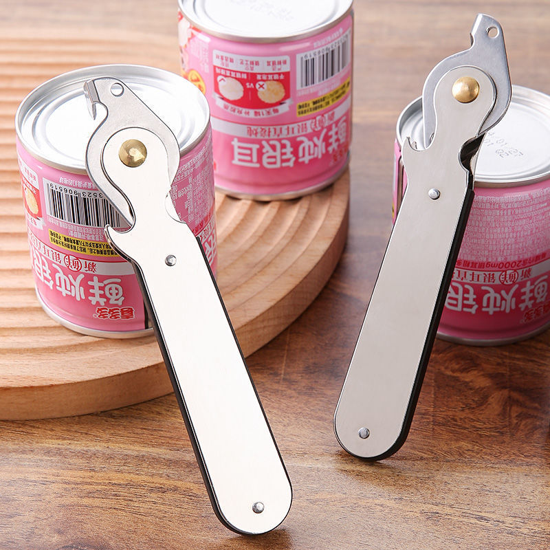 Stainless Steel Can Opener, Multifunctional Tin Can Cutting Special Opener Knife, Beer Opening Tool