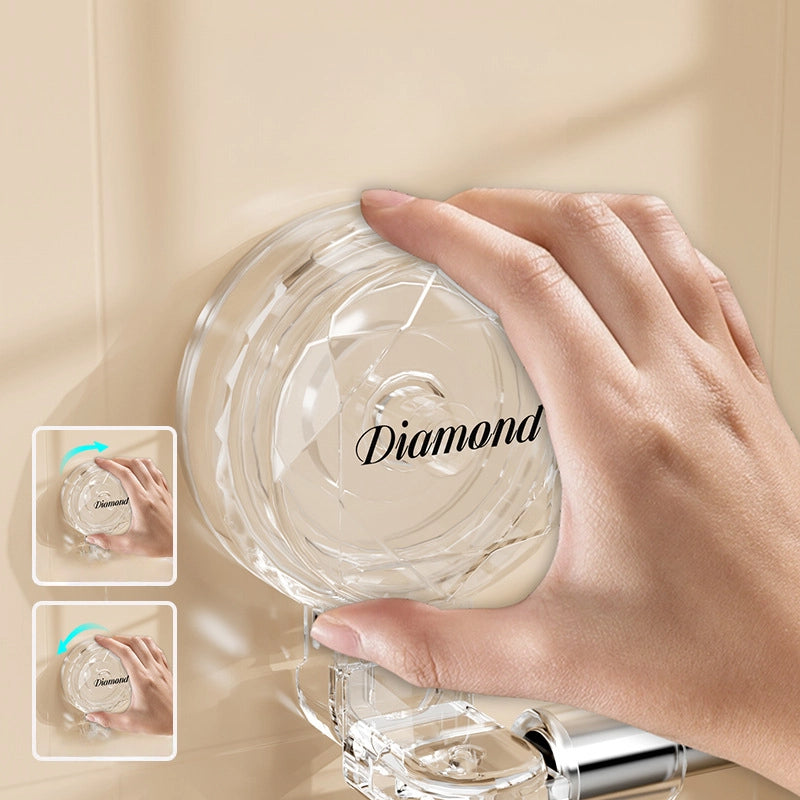 Suction Cup Towel Rack, Retractable Corner Bathroom Hook, Towel Rack, Bathroom Punch-Free Towel Hanging Rod