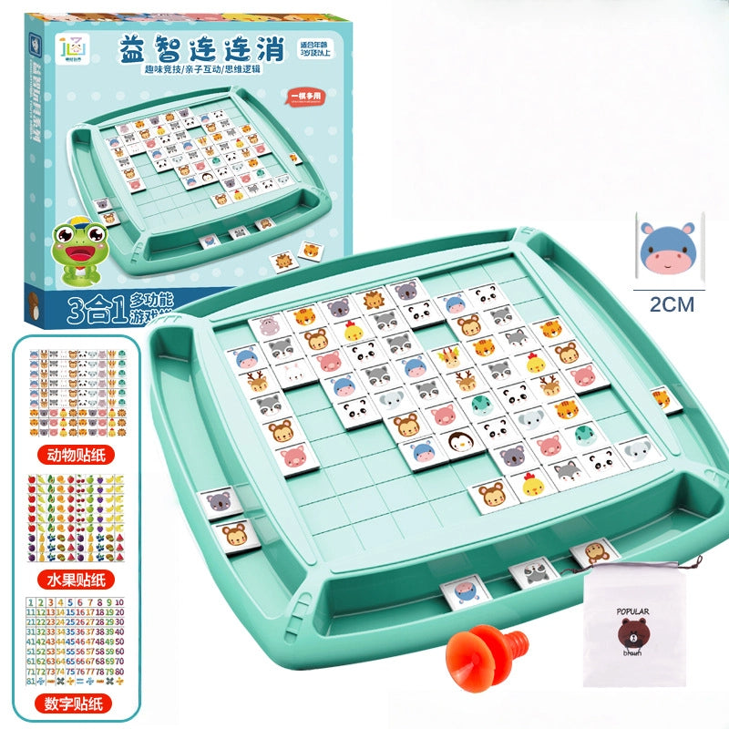 Douyin Popular Connect the Dots Match Elimination Three-in-one Desktop Puzzle Game Board Toy