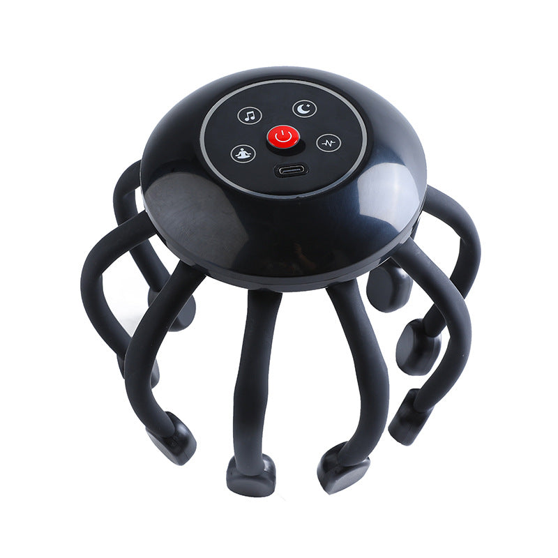 Bluetooth Music Head Massager, Octopus Massager, Multi-Dimensional Relaxation, Scalp Relaxation, Dredging Massage