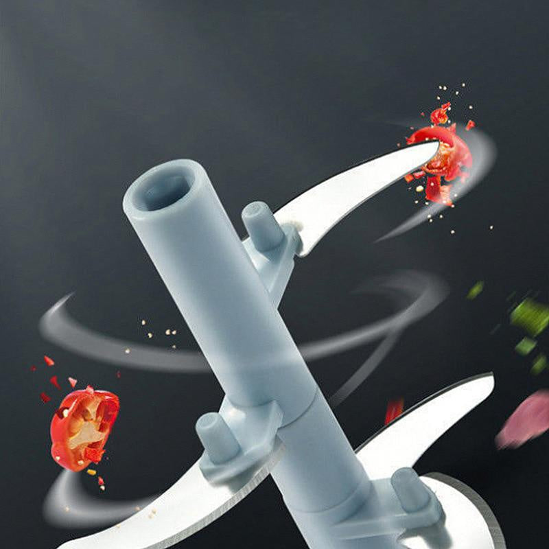 Multi-Function Vegetable Cutter, Manual Meat Grinder And Garlic Press For Home Cooking