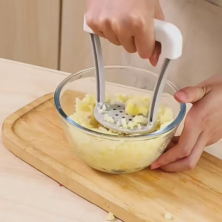 Potato Masher, Press Masher, Baby Food Mashed Potato Tool, Household Purple Potato Masher