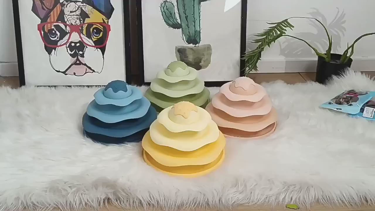 Cat Toy, Self-Entertainment Turntable Ball, Cat Boredom Amuse Cat Artifact, Kitten Ice Cream Play Plate Cat Toy