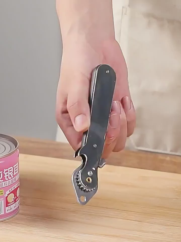 Stainless Steel Can Opener, Multifunctional Tin Can Cutting Special Opener Knife, Beer Opening Tool