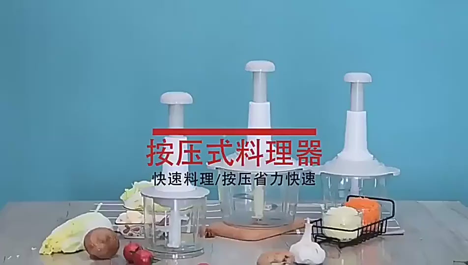Manual Garlic Crusher And Meat Grinder, Multi-Function Baby Food Maker For Home Kitchen